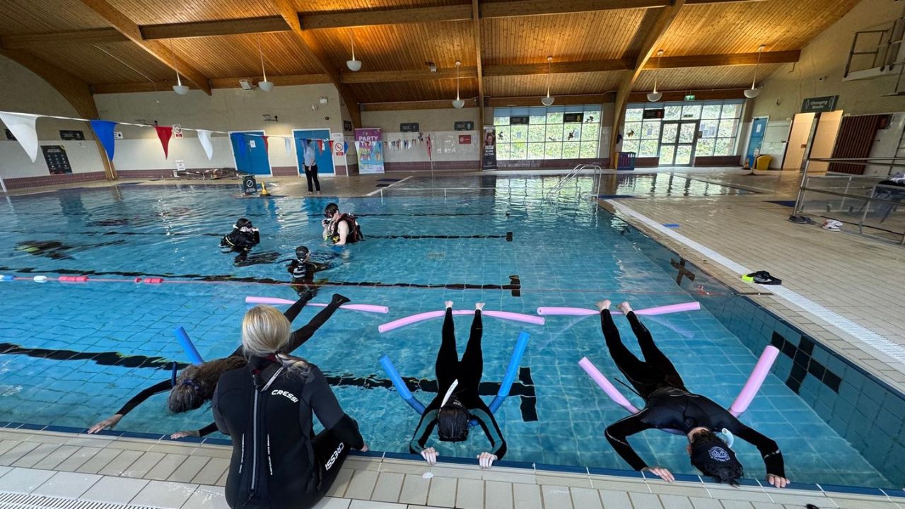 Coached finning & control